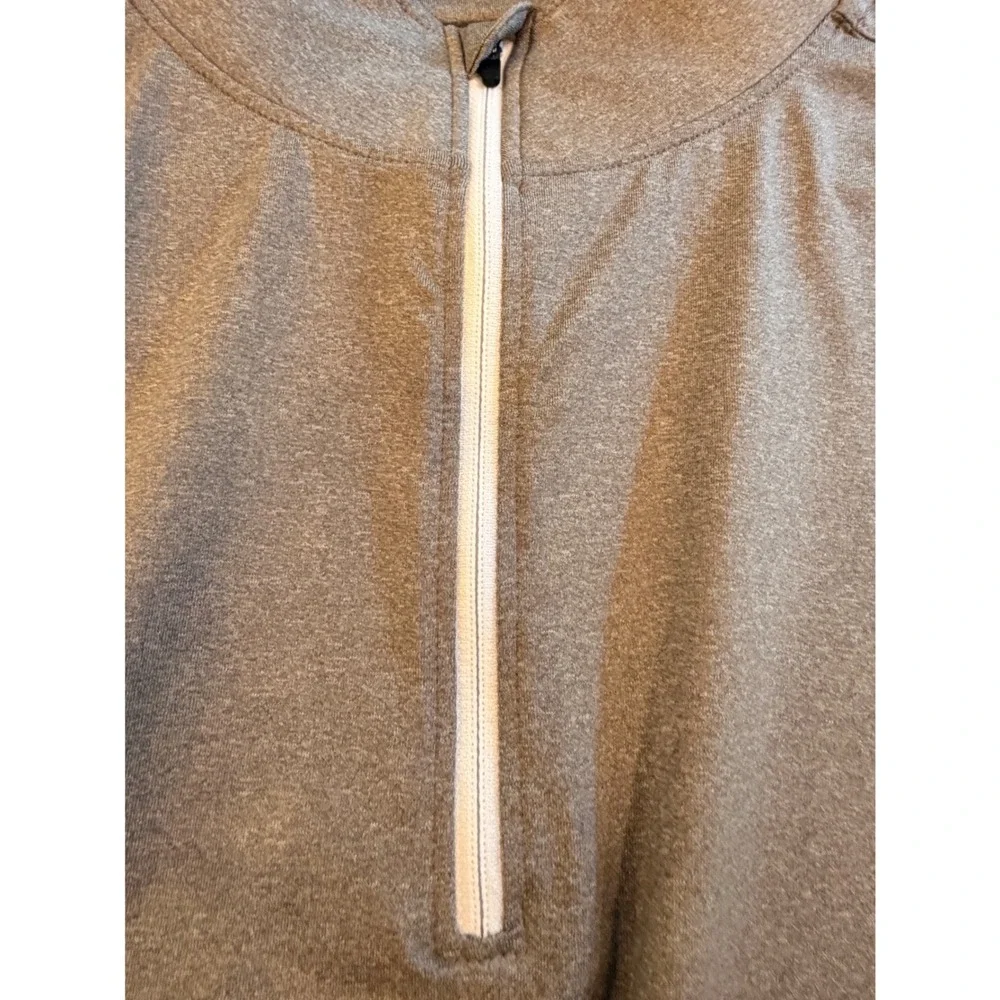 Costa Del Mar Mens‎ XL Gray Heather Quarter Zip Performance Pullover Long Sleeve